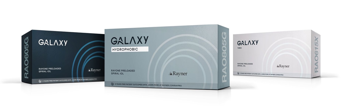 Rayner Launches Galaxy Hydrophobic Spiral IOL